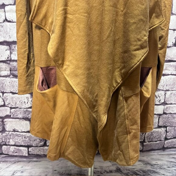 Logo Lounge Camel Colored Long Sleeve Jacket Size 1X - Picture 3 of 9